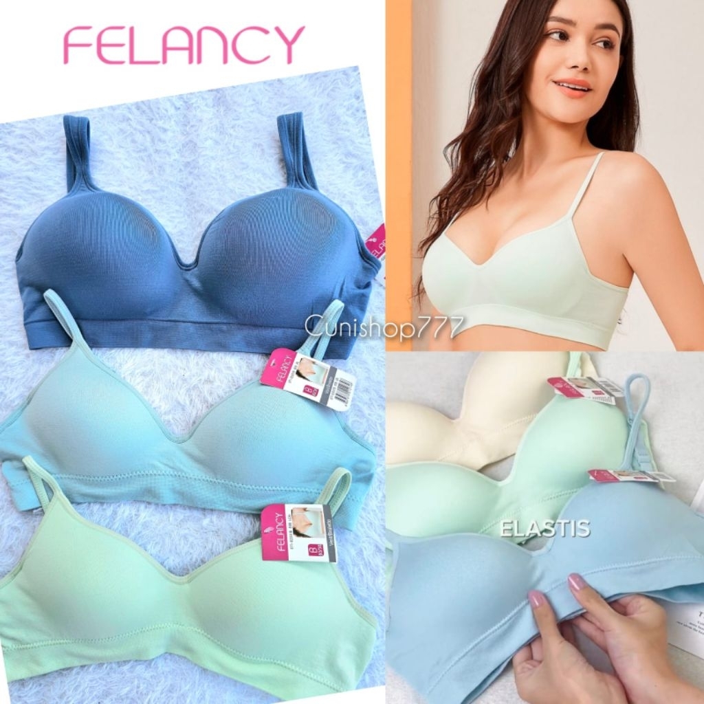BRA FELANCY SIMPLY SMOOTH TANPA KAWAT 34B 36B 36C ADA BUSA BH NON WIRE WIRELESS 071 02031B 02036C