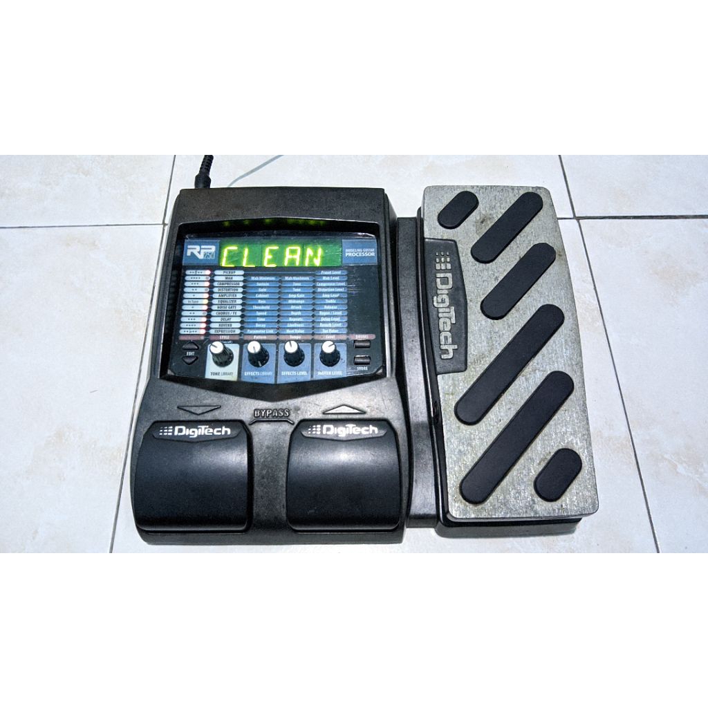 efek gitar digitech rp250 second