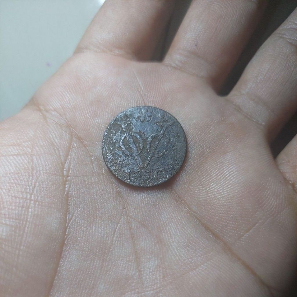 Koin belanda voc Holland 1751. fine apa adanya