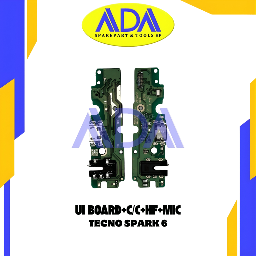 FLEXIBLE PAPAN CAS TECNO SPARK 6 PAPAN KONEKTOR CAS / CHARGER + C/C + HF + MIC