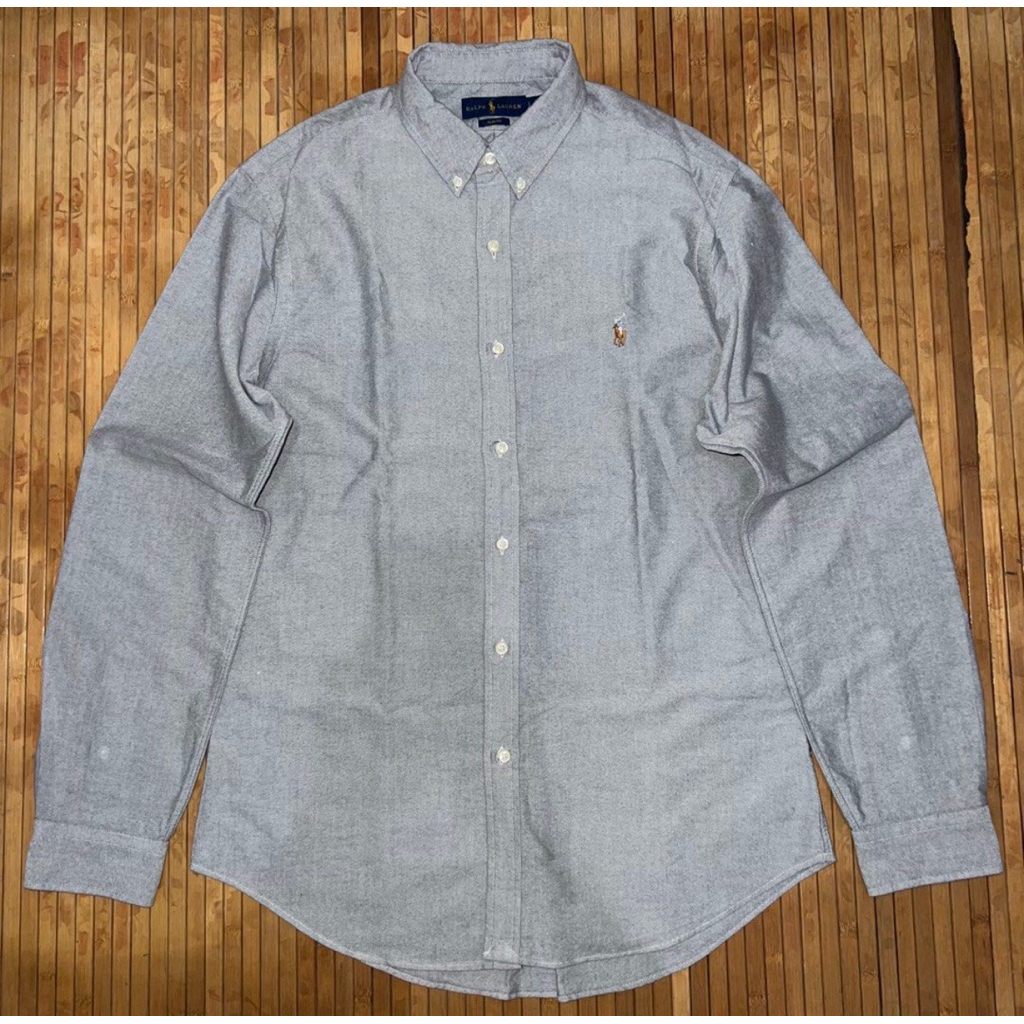 POLO RALPH LAUREN OXFORD BUTTON DOWN LONG SLEEVE SHIRT