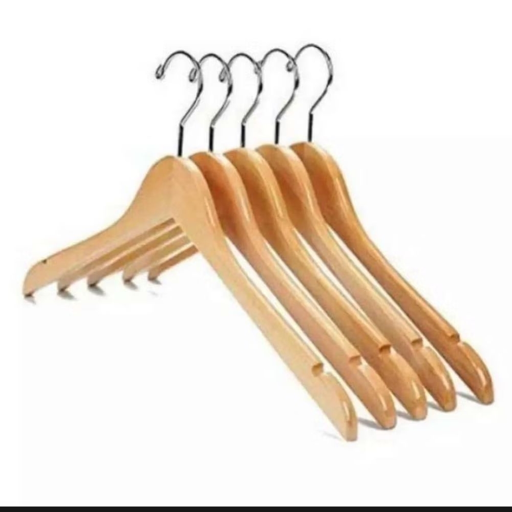 hanger kayu bekas 50 pcs