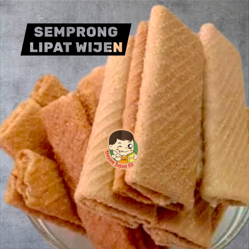 KUE SEMPRONG LIPAT WIJEN 250gram / SEMPRONG RENYAH / SEMPRONG DOMPET LIPAT WIJEN