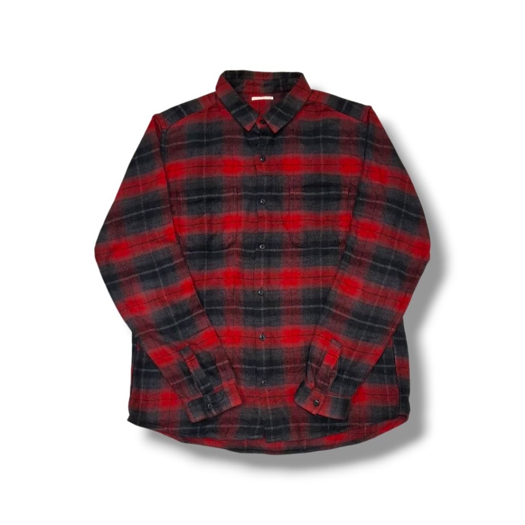 kemeja flannel veterano gu by uniqlo