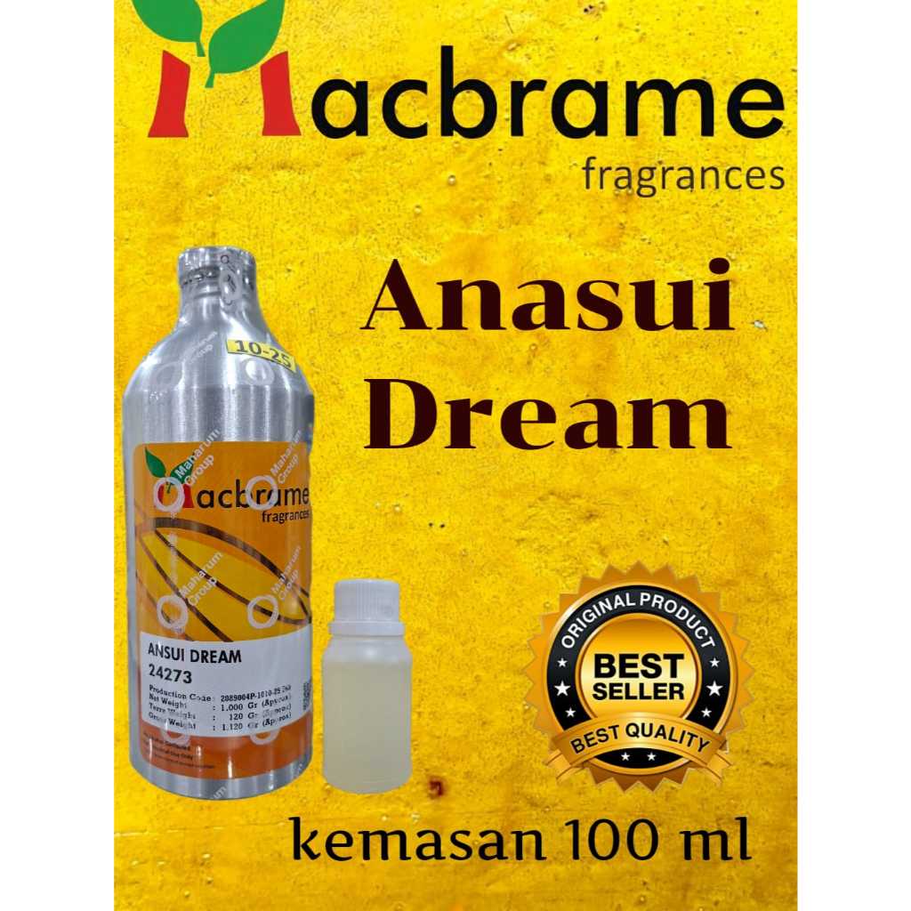 ANNA SUI DREAM BIBIT PARFUME MURNI KEMASAN 100 ML REPACK BY MACBRAME