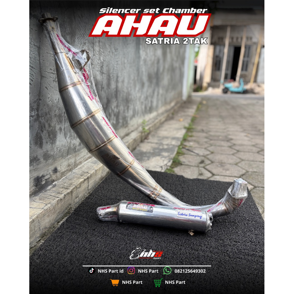 Silencer set Chamber AHAU Satria 2 Tak