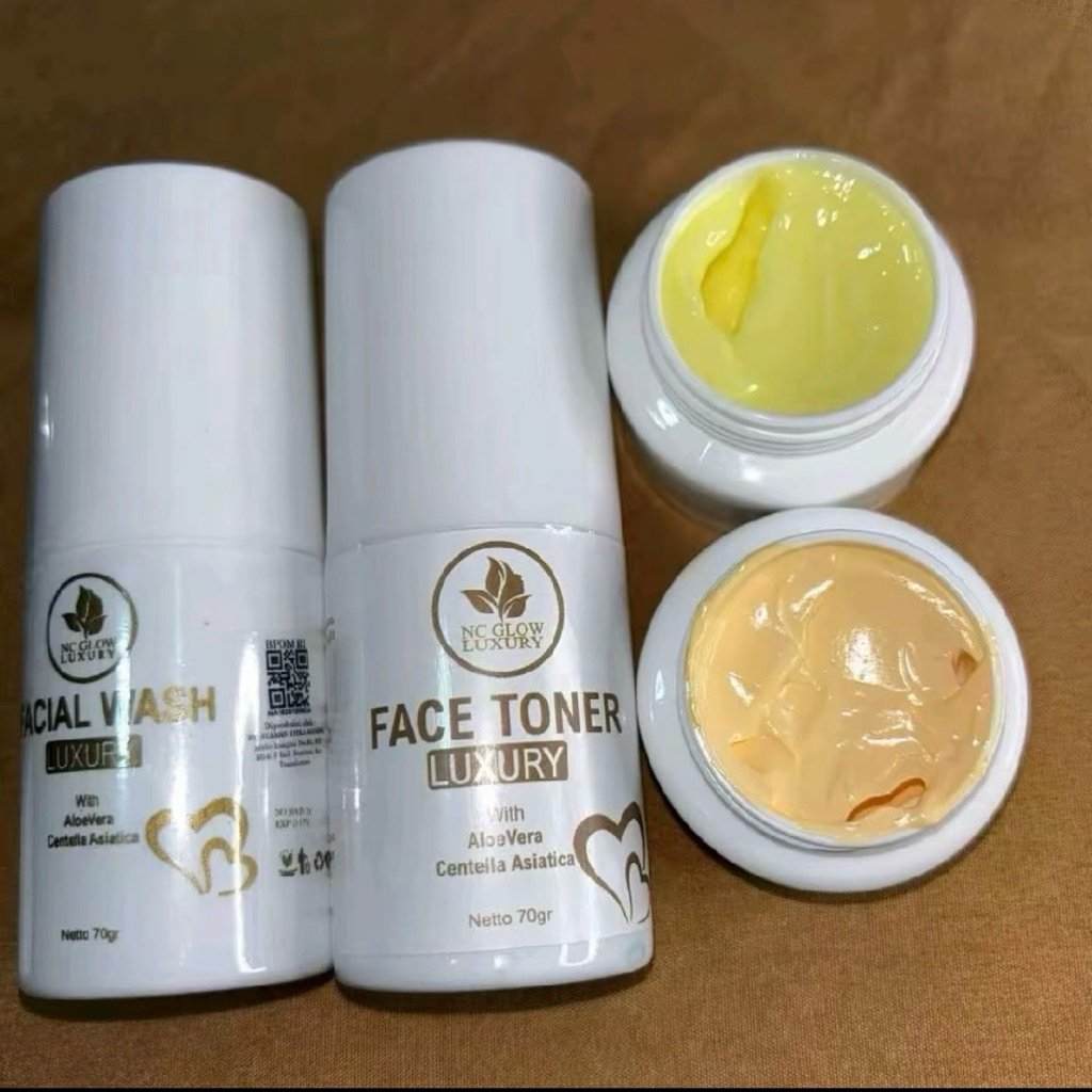 NC GLOW PREMIUM, NC GLOW KEMASAN TERBARU, KEMASAN BARU PAKET SIANG MALAM BPOM
