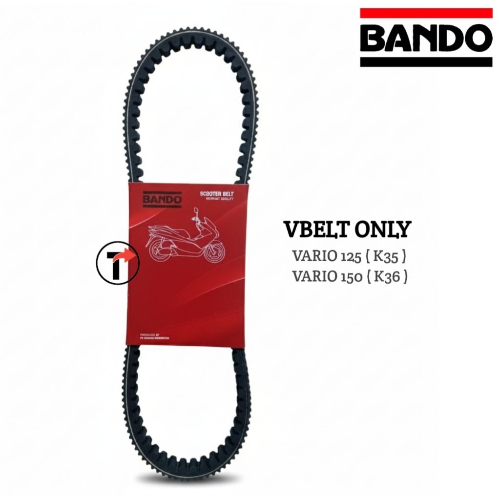 Vbelt Vanbelt Only Vario 125 LED ( K35 ) Vario 150 ( K36 ) merk Bando