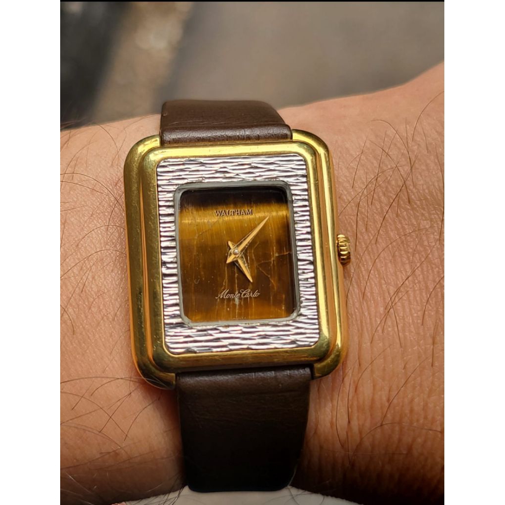 Jam tangan Waltham monte carlo / manual winding/ vintage unik