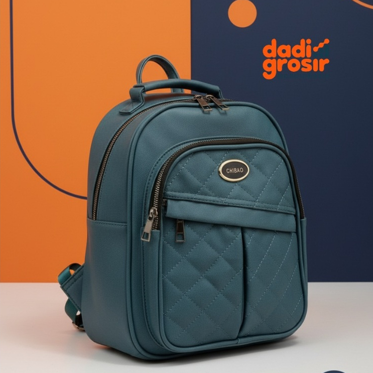 Tas Mini Ransel Wanita Leather Mini Backpack Tas Kulit Tebal Ransel Kecil Tas Punggung Wanita Bagus