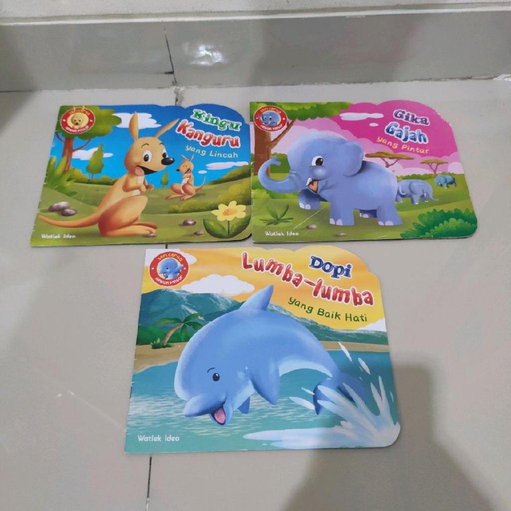 BEKAS - ORIGINAL - Paket Buku Cerita Anak - Seri Cerita Hewan Pintar - Kingu Kanguru yang Lincah - D