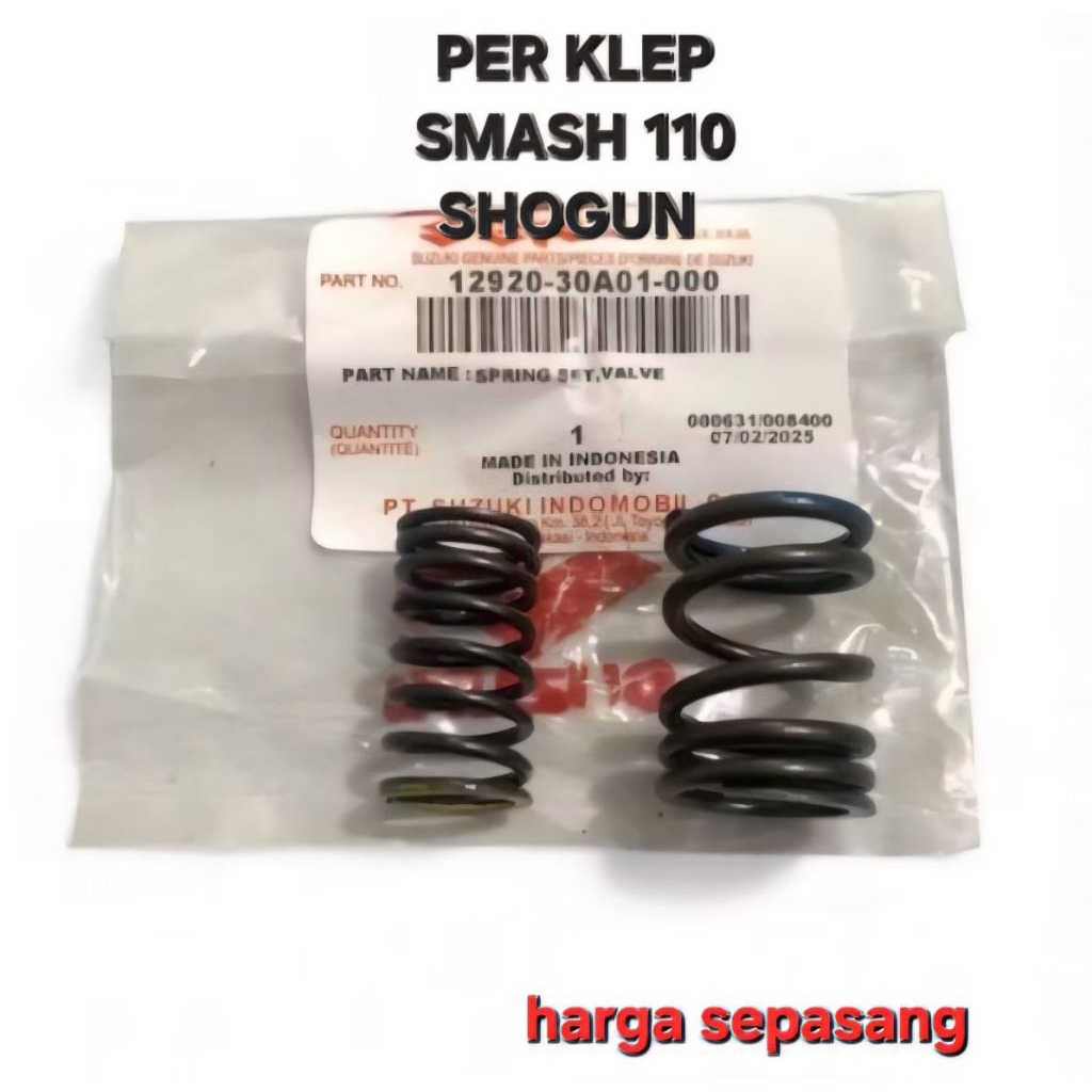 PER PIR KLEP SMASH 110 SHOGUN ORIGINAL