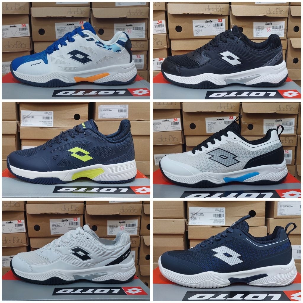 Sepatu Lotto Tennis/Badminton Original