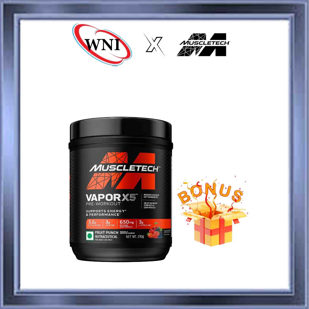 Muscletech Nano Vapor NextGen X5 Pre Workout - Suplemen GYM PWO VaporX5 - WenNutrindo
