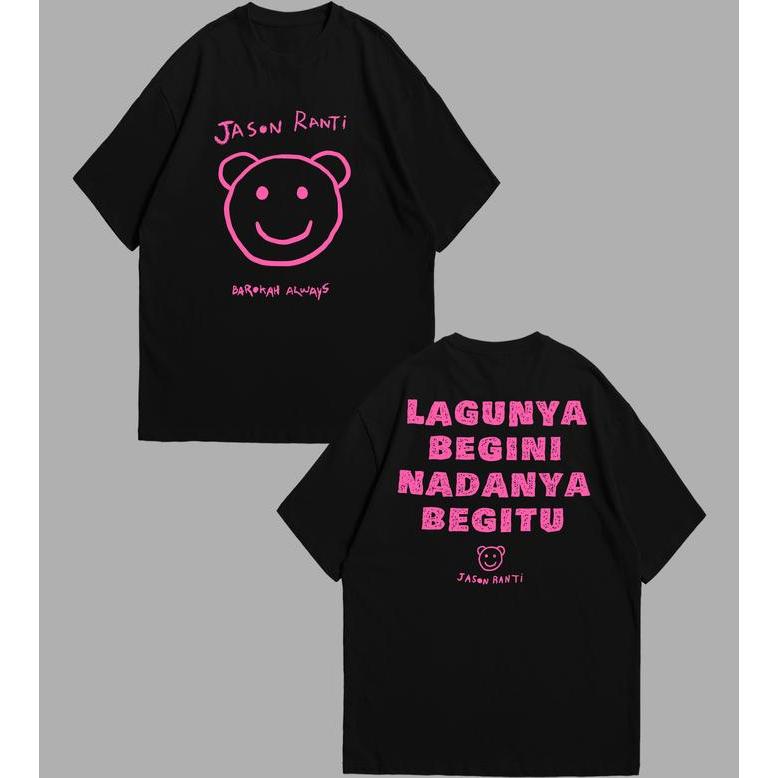 JASON RANTI - PERUT KOSONG MANA MEMPAN DI KASIH PUISI TSHIRT HITAM / KAOS BAND JASON RANTI / JASON R