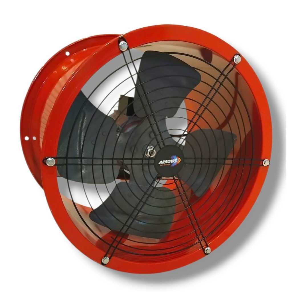 Drum Fan Extra Low Noise 12 inch Axial Fan 12" Drum Fan Extra 12 inch - Orange