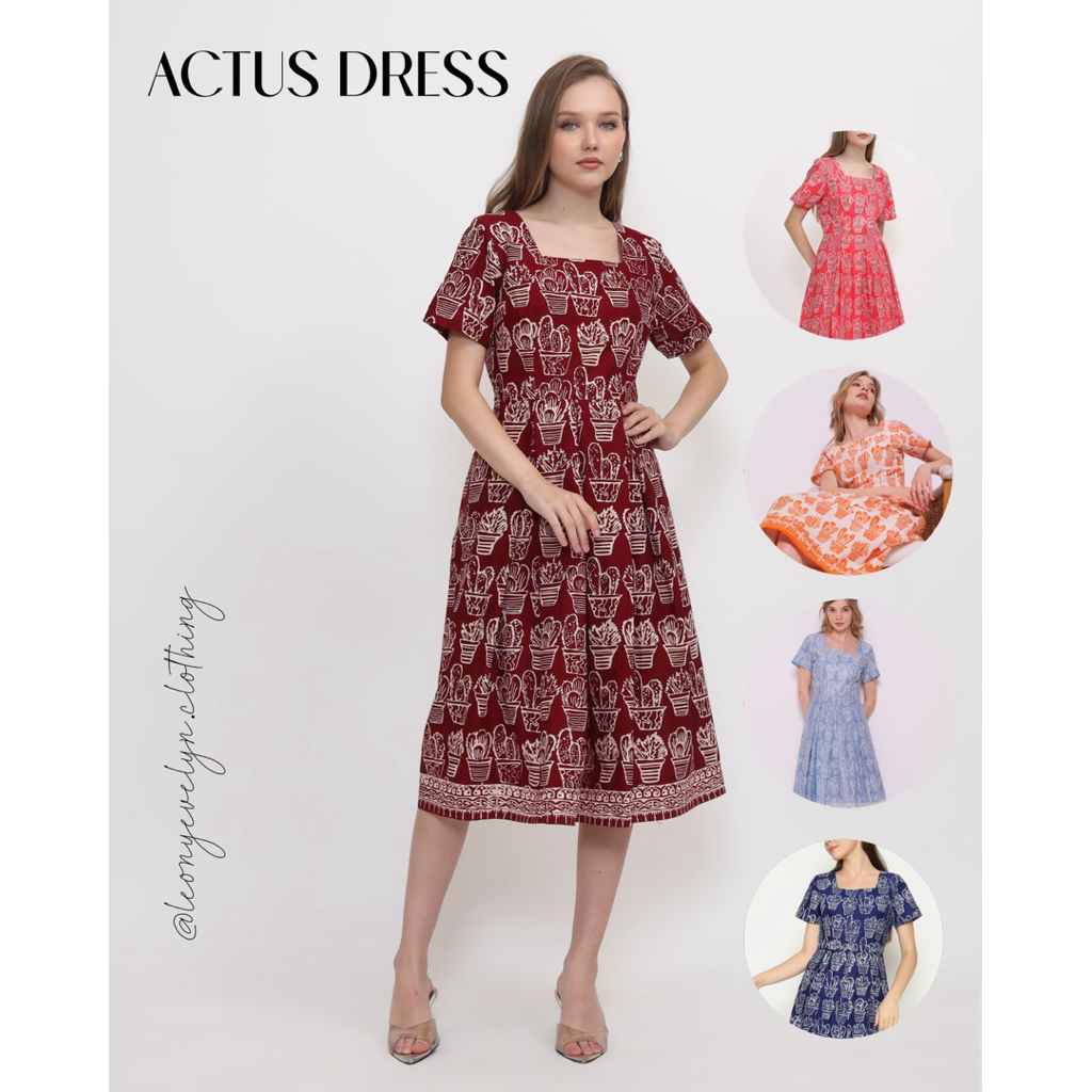 LEONYEVELYN - Dress batik - ACTUS - Kaktus