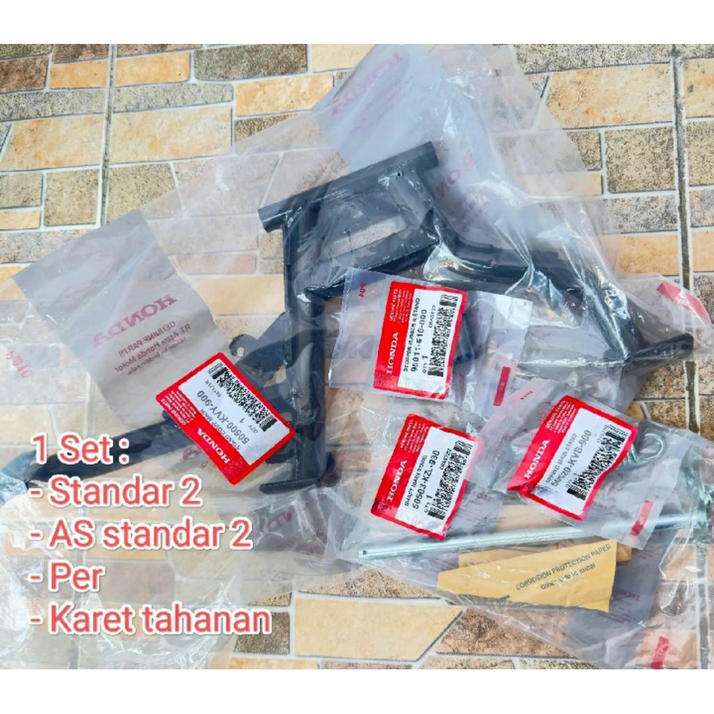 STANDAR 2 TENGAH BEAT FI VARIO FI SCOOPY FI VARIO 110 FI BEAT POP SPACY FI ORI Motor - Standar 2, St