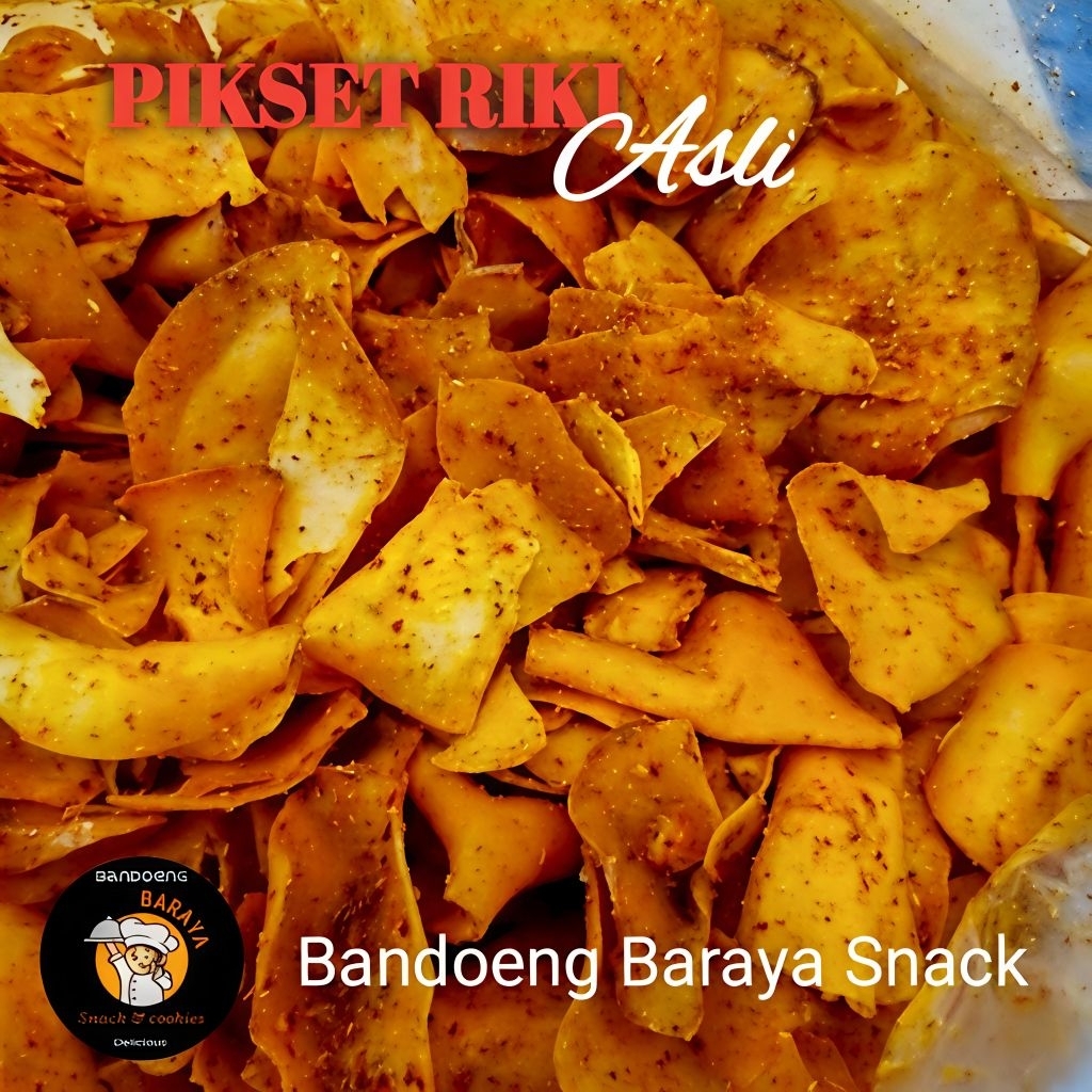 Pikset Keripik Singkong Riki Kripik Setan Super Pedas Asli Cimahi Pojok 500g
