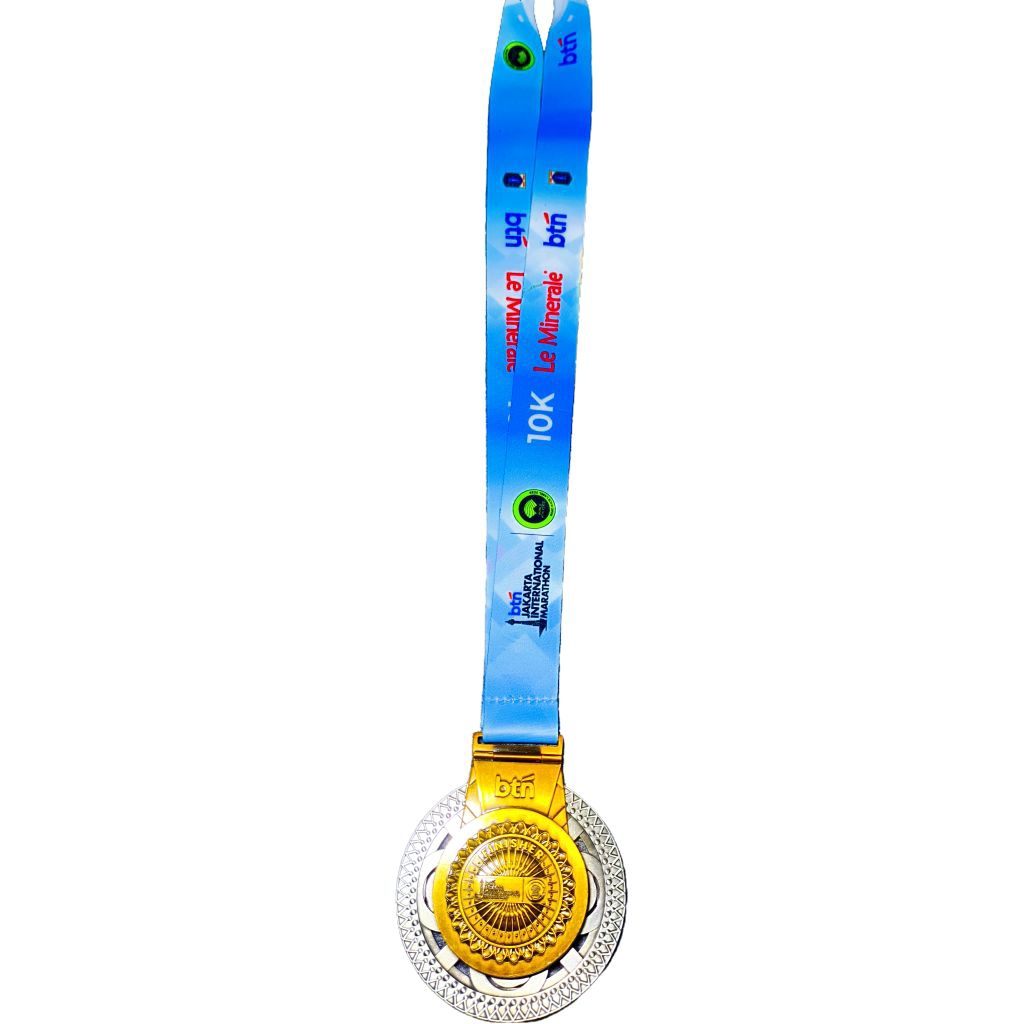 Medali Finisher Running Event Lari BTN Jakarta International Marathon 2025 - BTN Jakim 10K