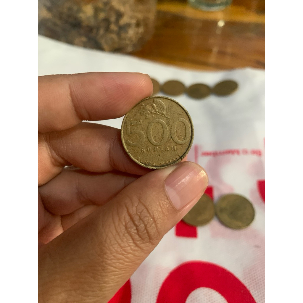 uang koin 500 melati