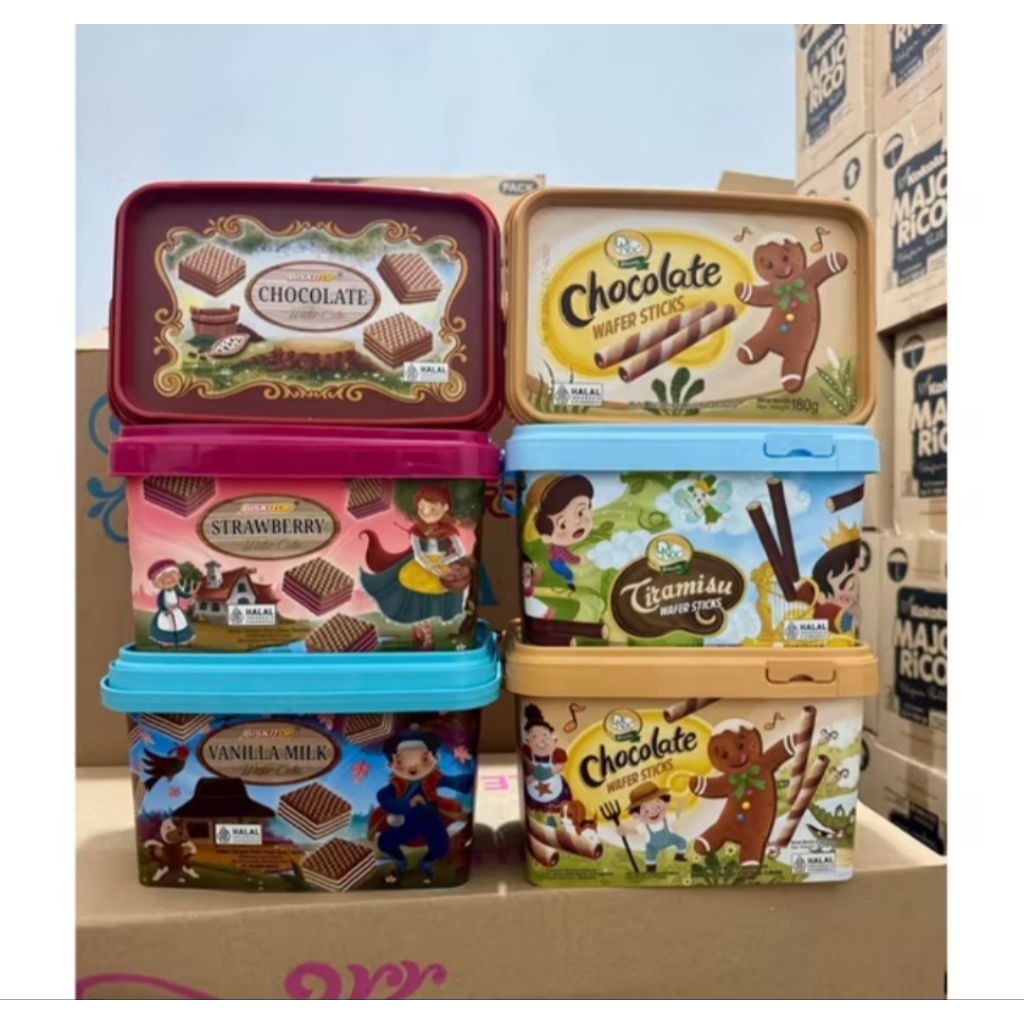 Denex handle wafer stick 180 gram / Biskitop wafer cube / Denex wafer stick cube