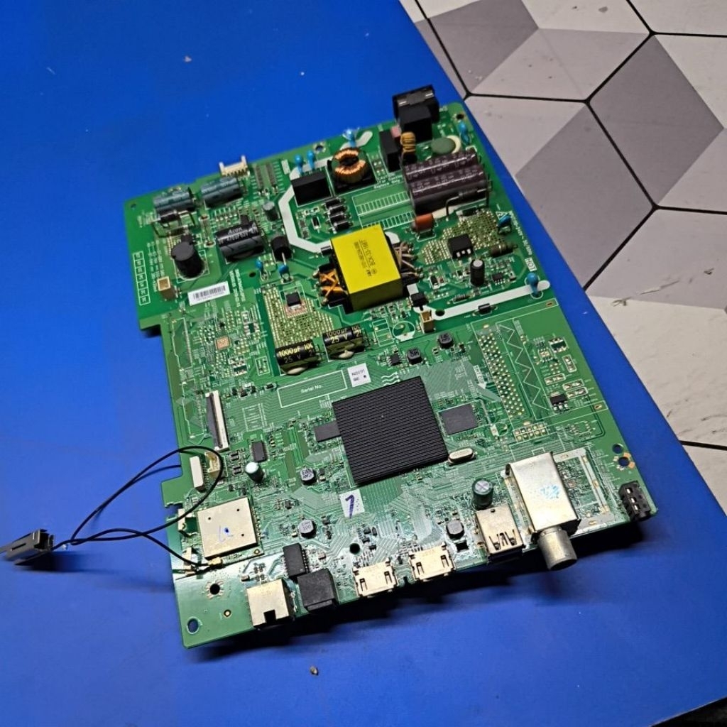 MAINBOARD TCON KAKI SENSOR TOMBOL TV COOCAA 40S6G - 40S6