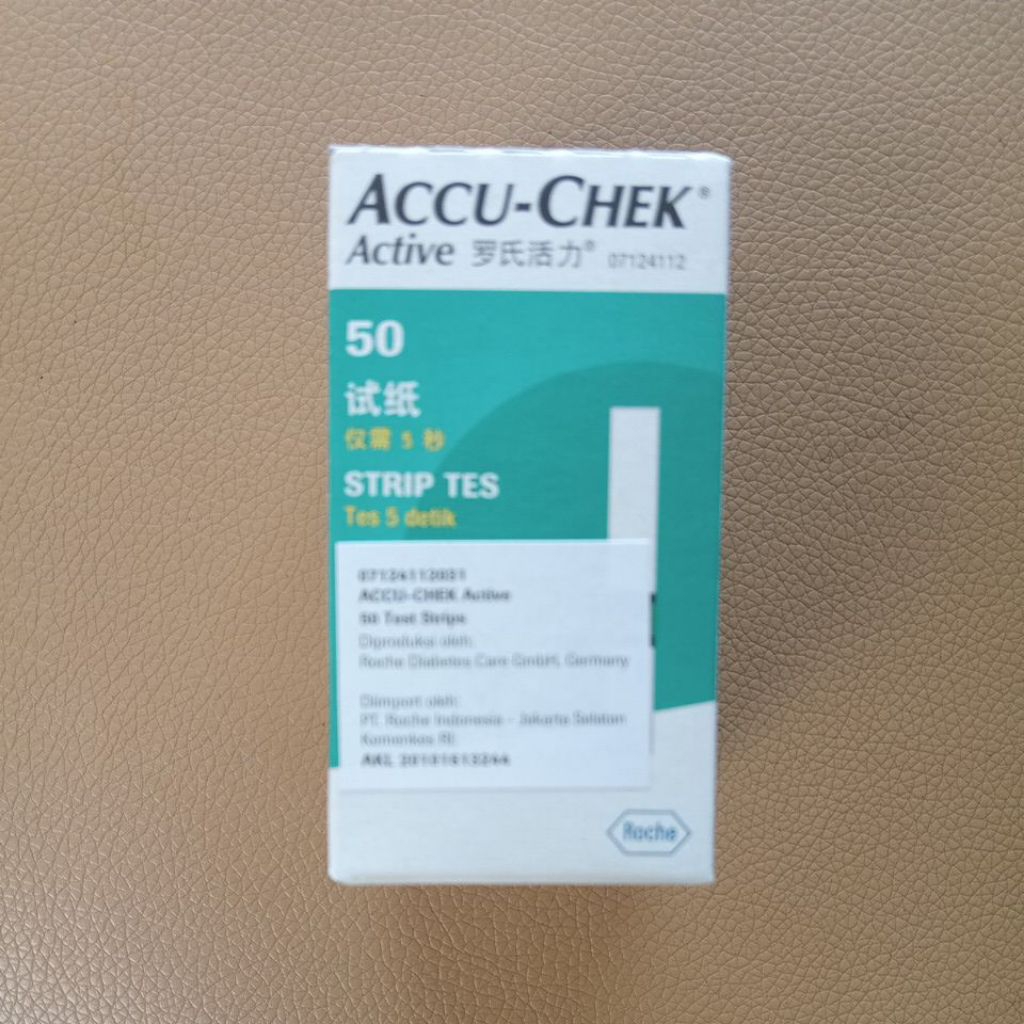 Accu chek strip active isi 50 pcs/ Strip Accu-Chek Active/ Accu chek glucose