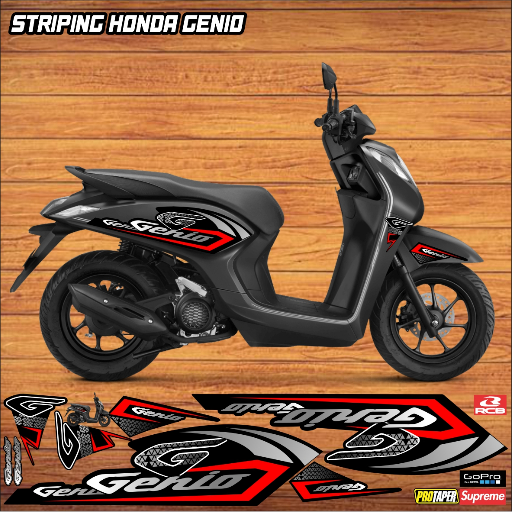 Striping Genio for Honda Genio 2018-2021 / Stiker honda genio / striping genio simple keren