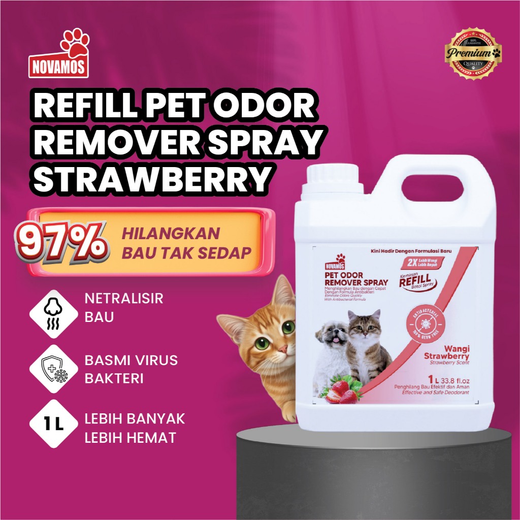 NOVAMOS LEBIH HEMAT Refill Odor Remover 1L