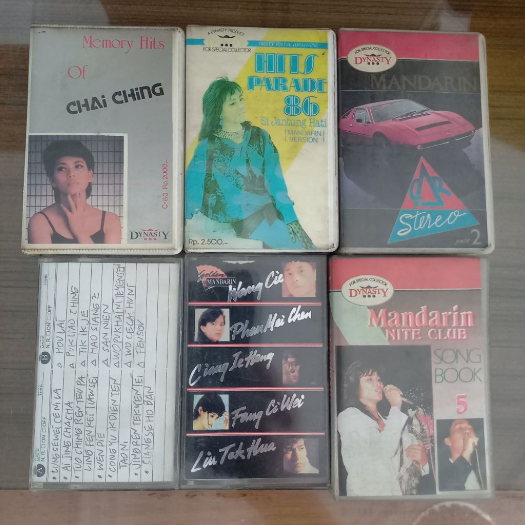 Kaset Pita Koleksi Lagu Mandarin / Cassette Tape Kumpulan Lagu Mandarin / Lagu Lawas Mandarin / Lagu