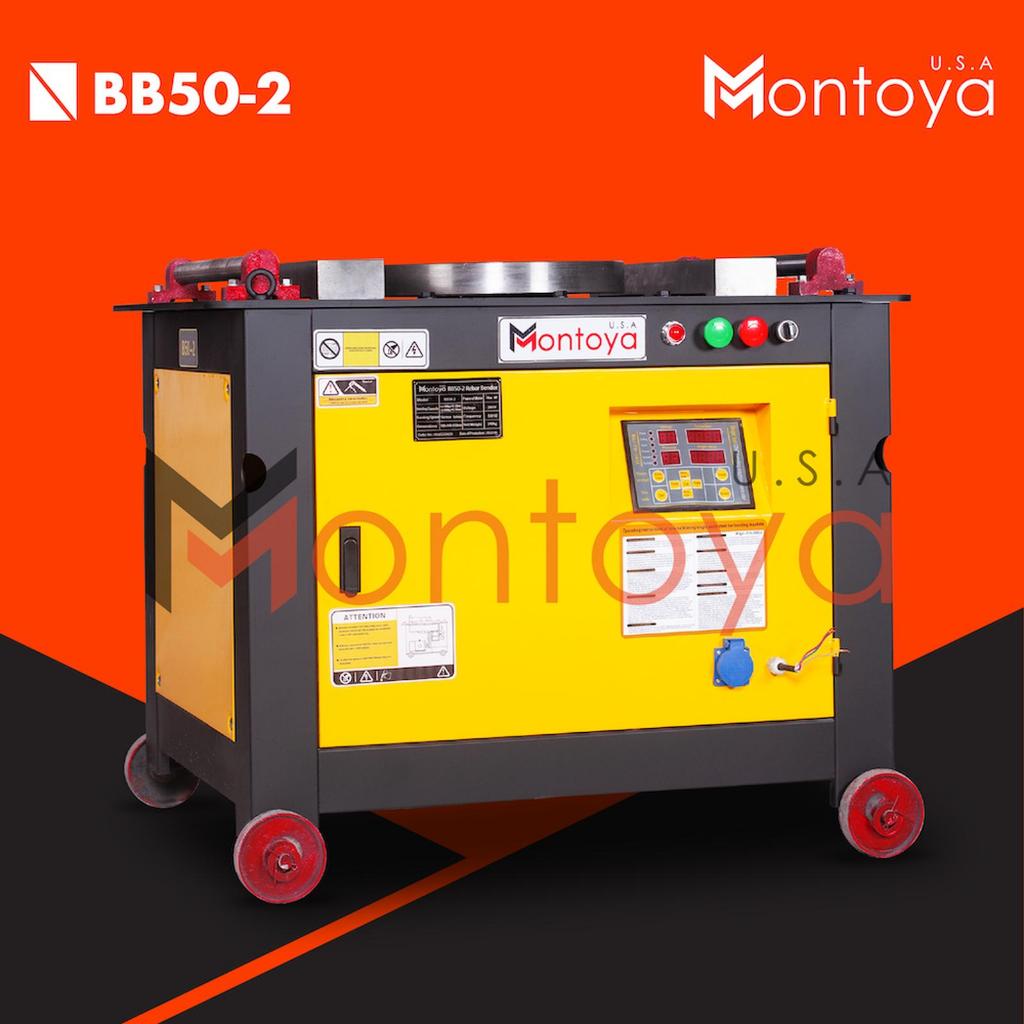 Alat Penekuk Besi Ulir 6-36 mm Montoya BB50-2 / Bar Bending Proyek Konstruksi Bangunan