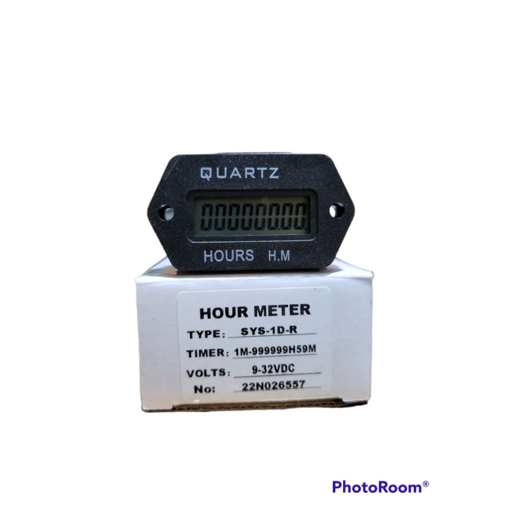 Hour Meter SYS-1DR 9V-32VDC ( Digital + Reset )
