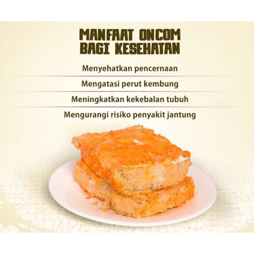 Oncom segar berkualitas/papan