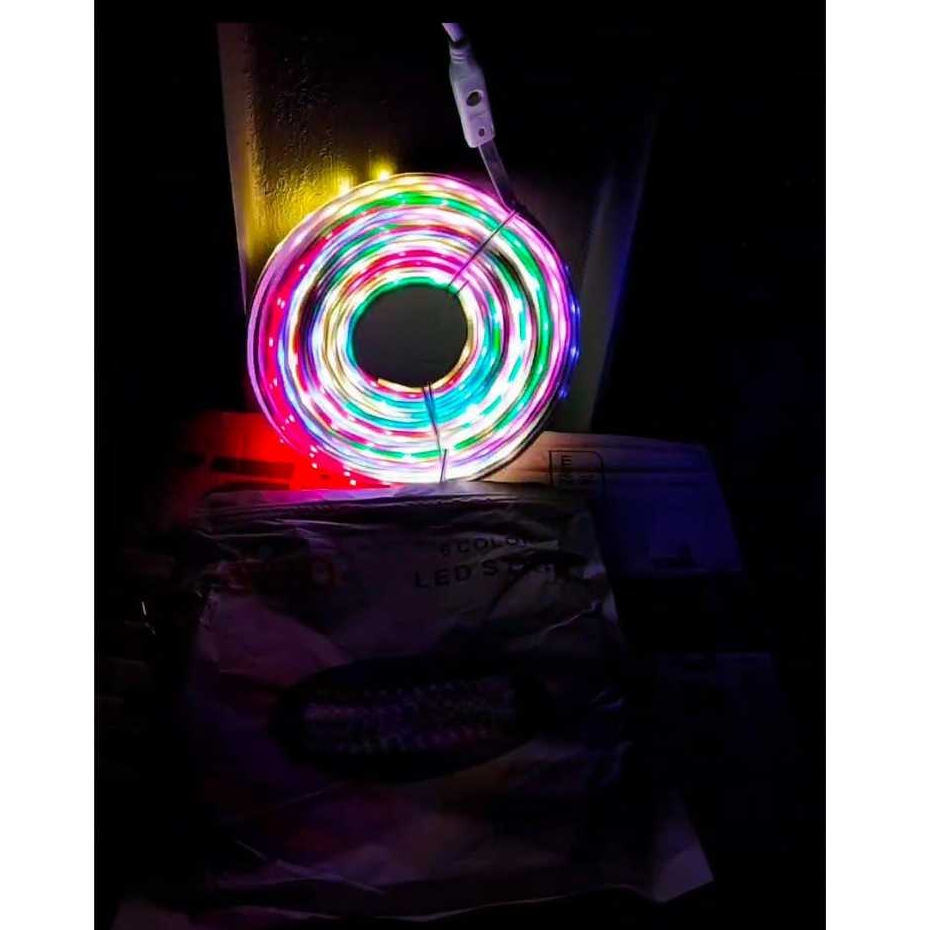 LED Strip Merk Aigo 6 Warna Panjang 10 Meter - Type A-1007 Plus Controller