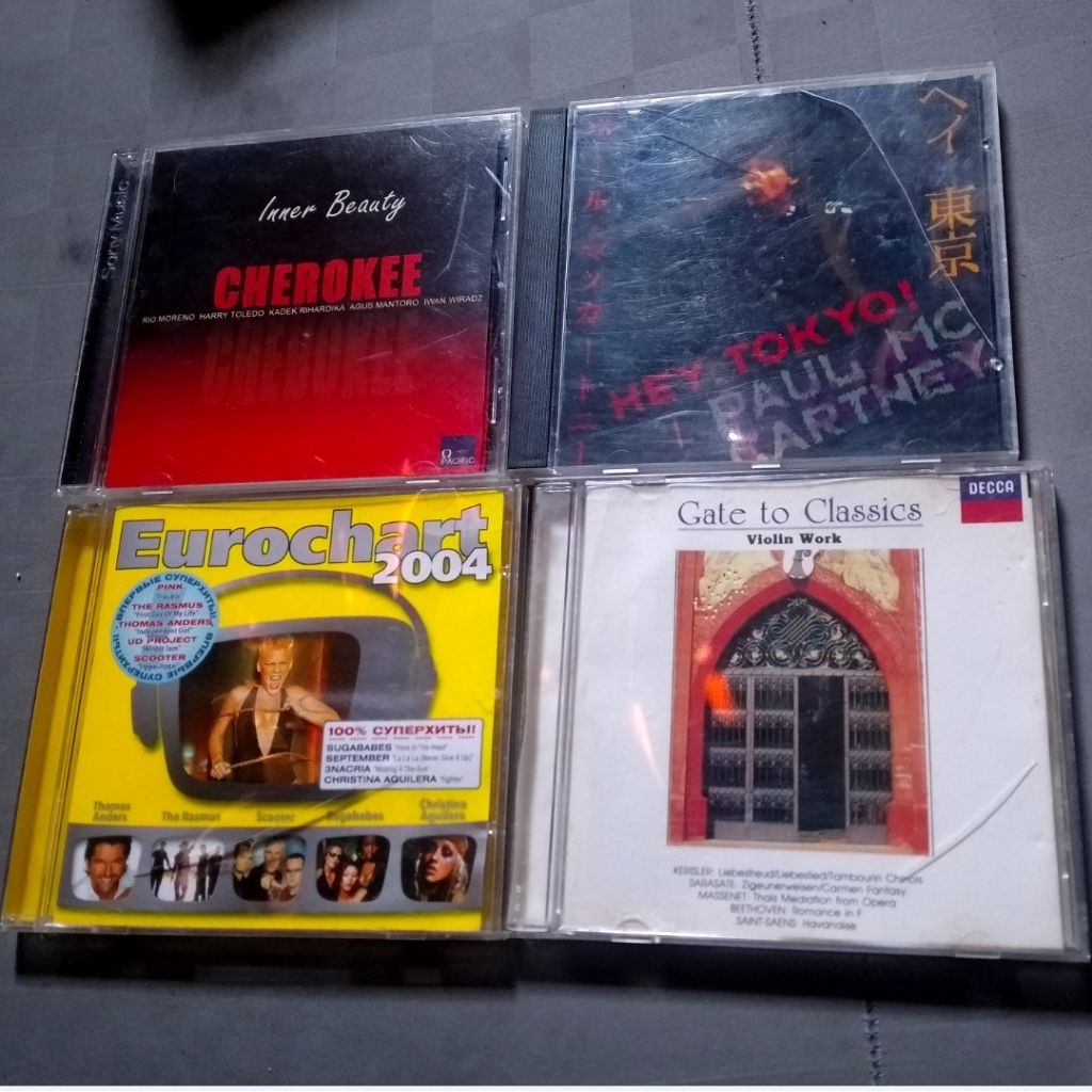 CD musik:Hanya Covernya saja,mika apa ada nya