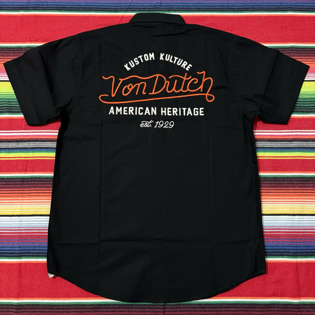 WORKSHIRT - VON DUTCH - BLACK