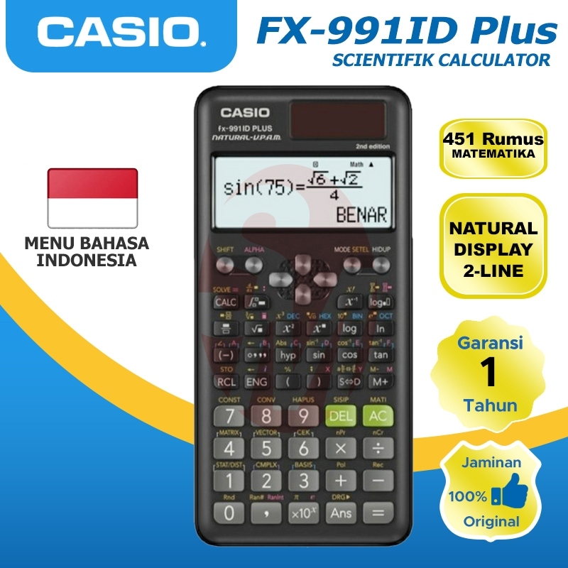 CASIO Kalkulator FX-991 ID Plus