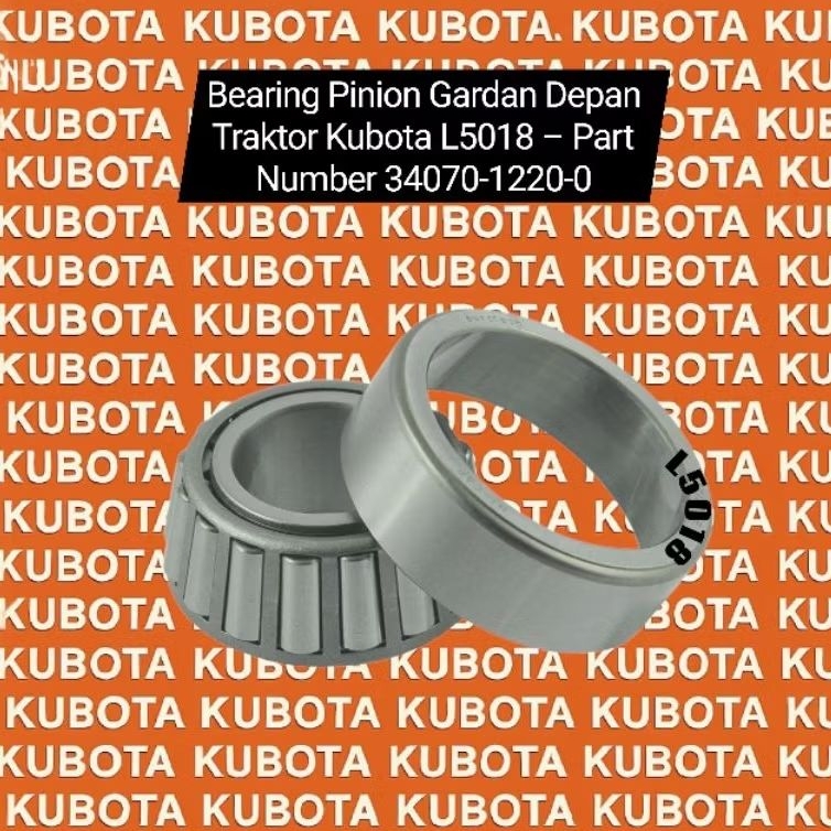 L5018 Bearing Pinion Gardan Depan Traktor Kubota L5018 – Part Number 34070-1220-0
