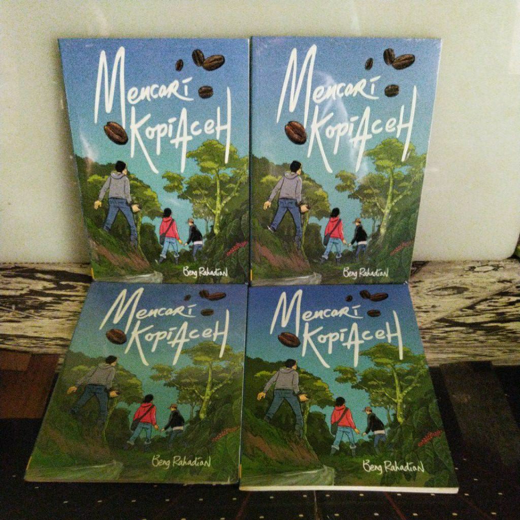 Novel komik mencari kopi Aceh