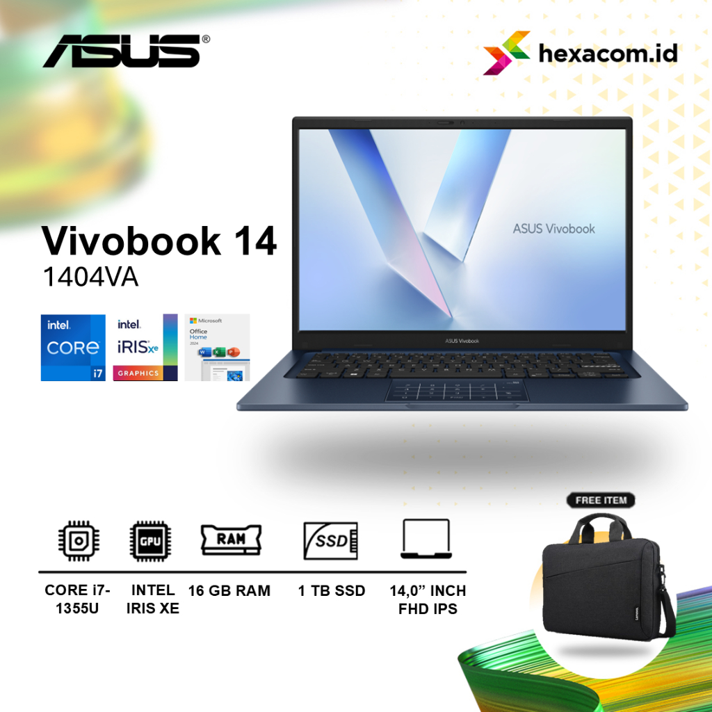 Laptop Asus Vivobook 14 i7 1355U 16GB 1TB SSD 14 inch FHD Windows 11