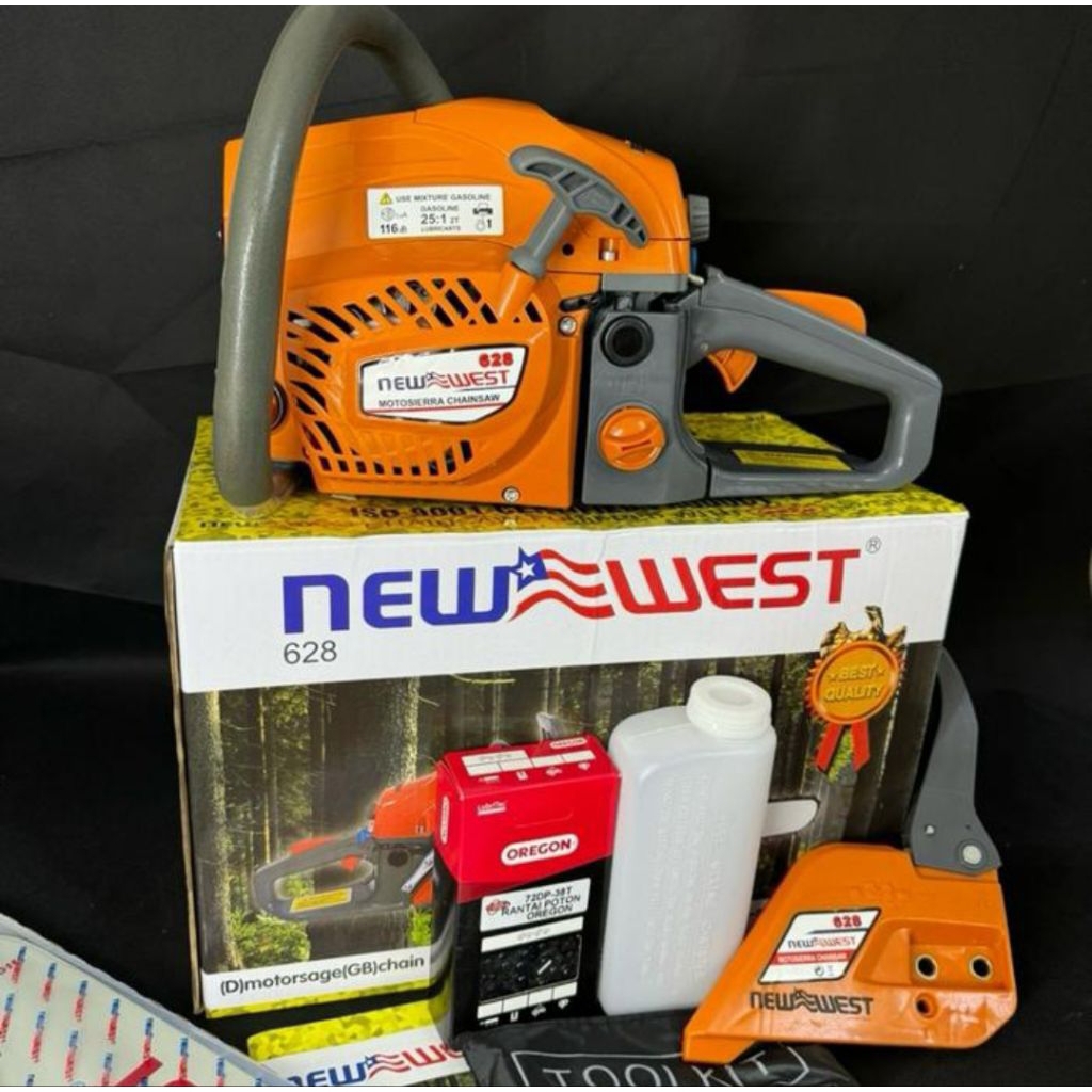 Original chainsaw New West 628 Bar laser baja