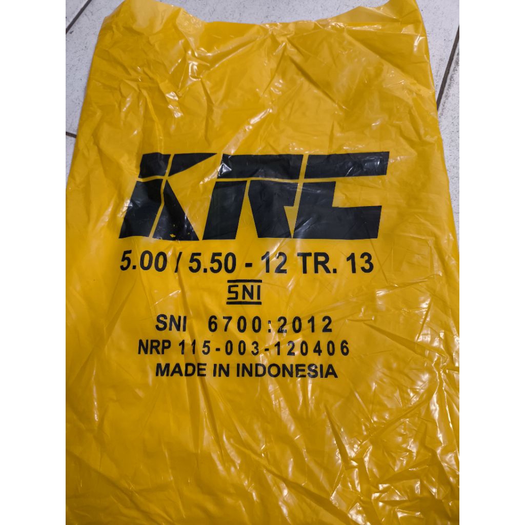 Ban dalam mobil KRC ring 12 / 500-12 / 500R12 / 500 12