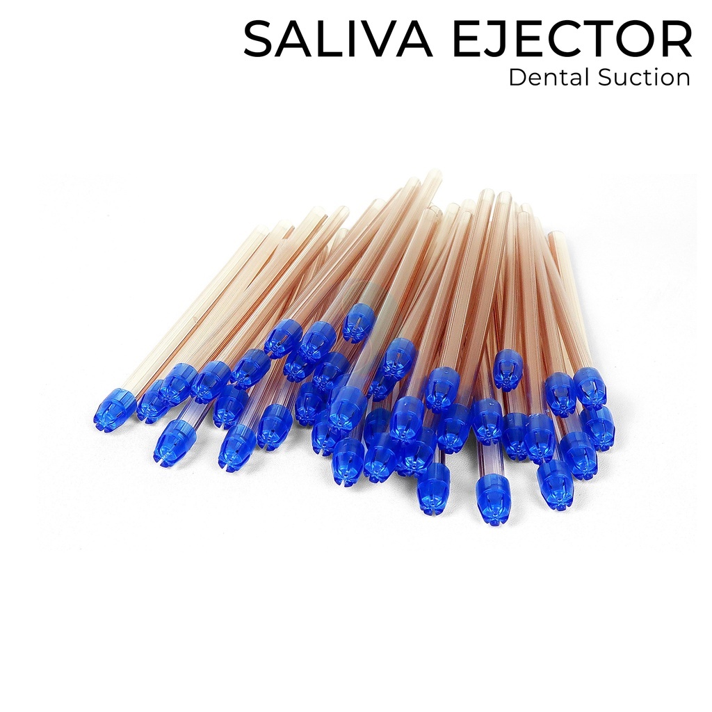 DENTAL SUCTION MIX COLOR / Dental Tip Suction / isi 100 pcs / suction mulut/SUCTION DENTAL SEDOTAN S