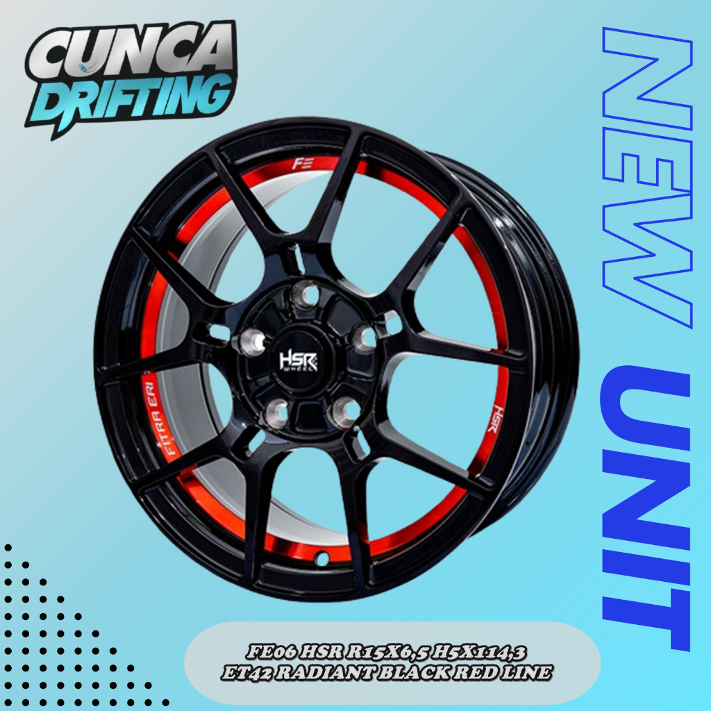 VELG RACING MURAH RING 15 UNTUK GRANDMAX APV LUXIO ARENA HSR FE06 R15 VELG MOBIL ERTIGA RING 15