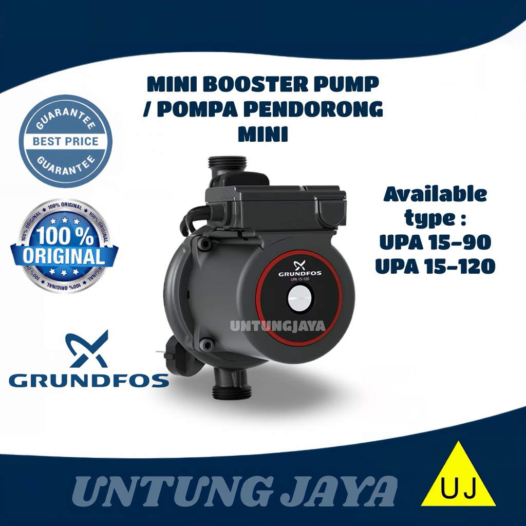 POMPA MINI BOOSTER GRUNDFOS UPA 15-120 // POMPA PENDORONG MINI GRUNDFOS UPA 15-120 // JUAL POMPA GRU