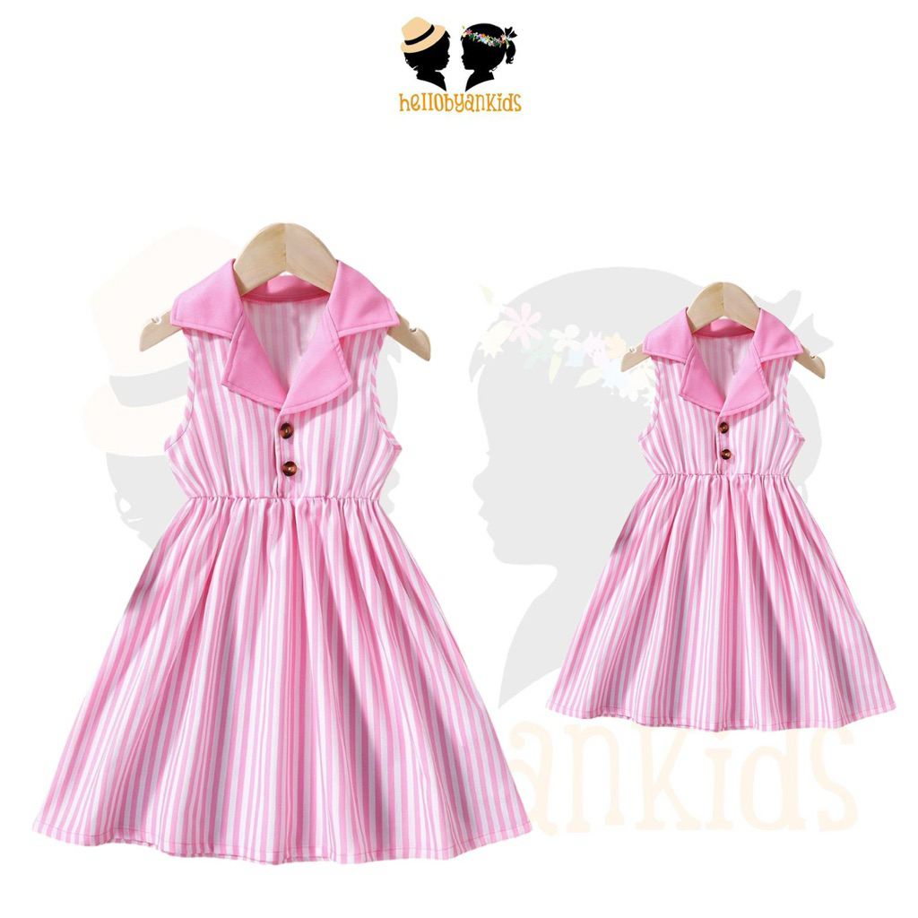 Baju Couple Hellobyankids Baju Kembar Baju Anak Perempuan Dress Anak
