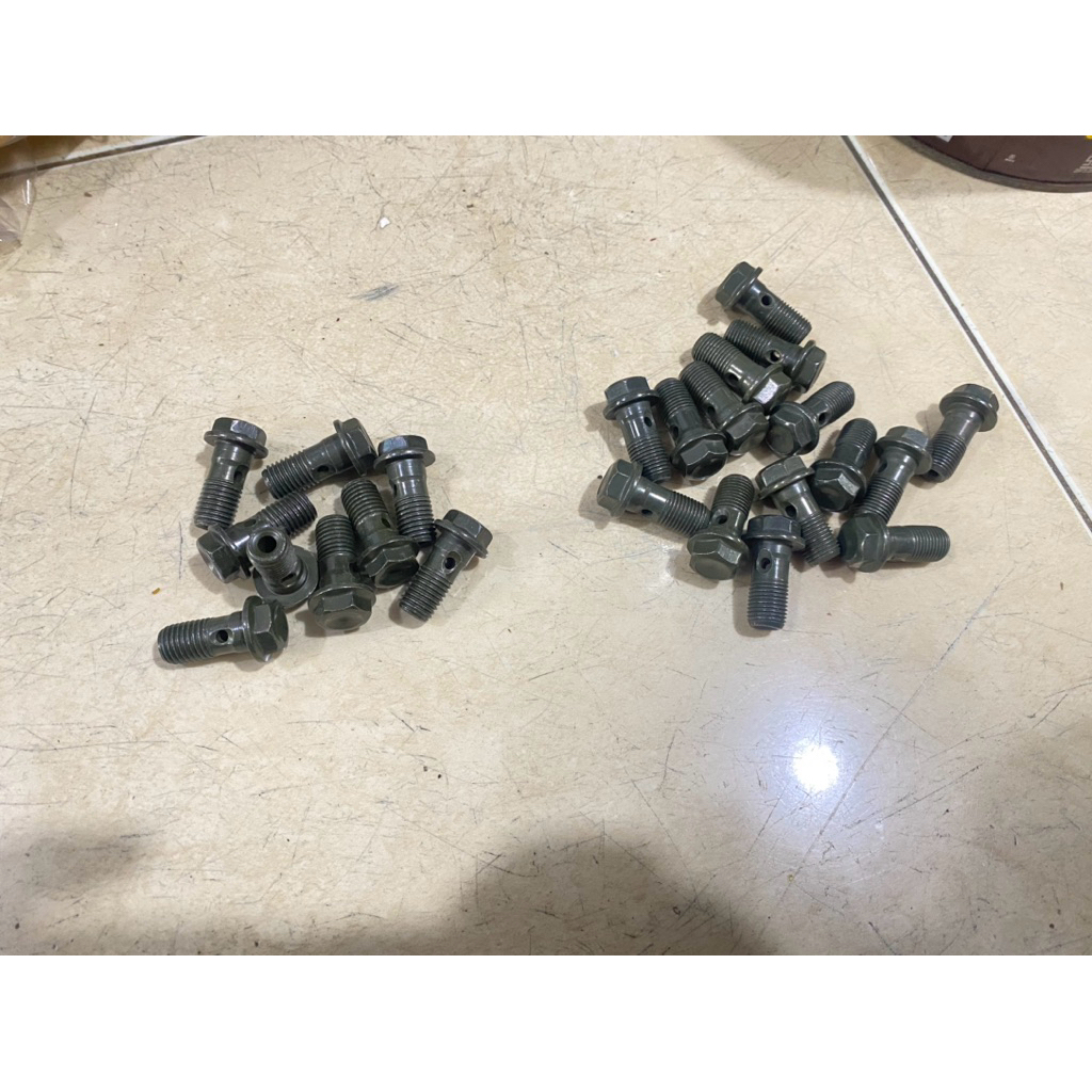 banjo selang rem derat drat kasar dan halus baut selang kaliper ke selang atau master rem