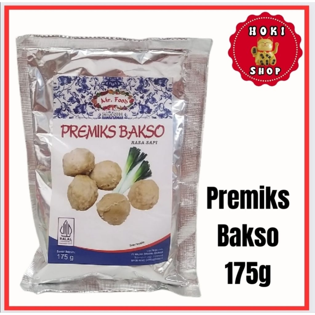 Mr.Food Premiks Bakso 250gr Halal / Mr Food Tepung Bakso