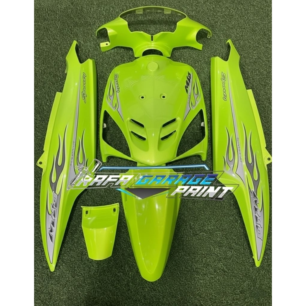 full body halus mio sporty hijau stabilo 5TL